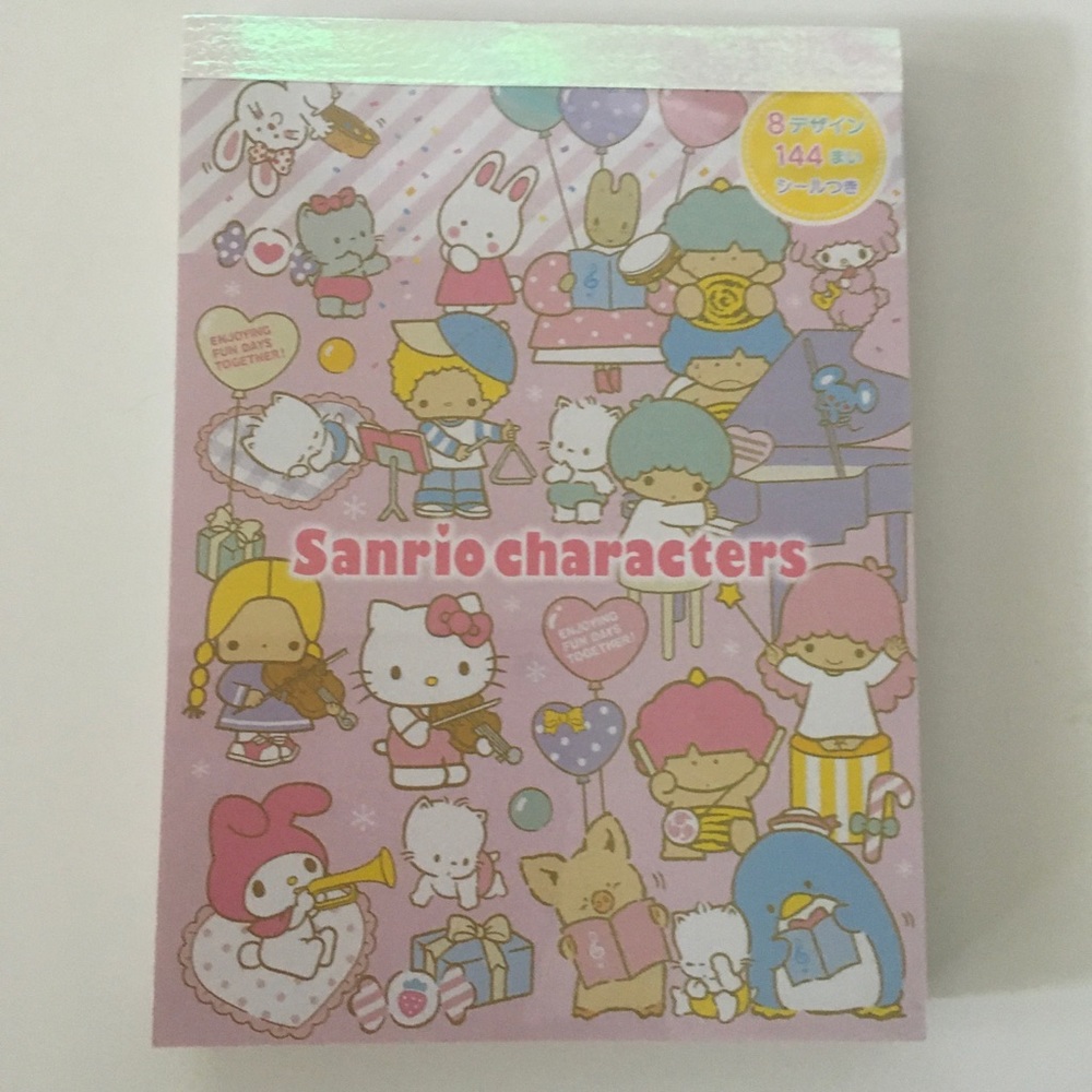 From Japan, SANRIO large memo pad with a mixture of Sanrio’s adorable friends!